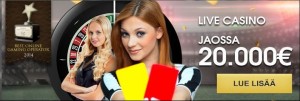 CherryCasino 20,000€ Käteistä Live Casinolta